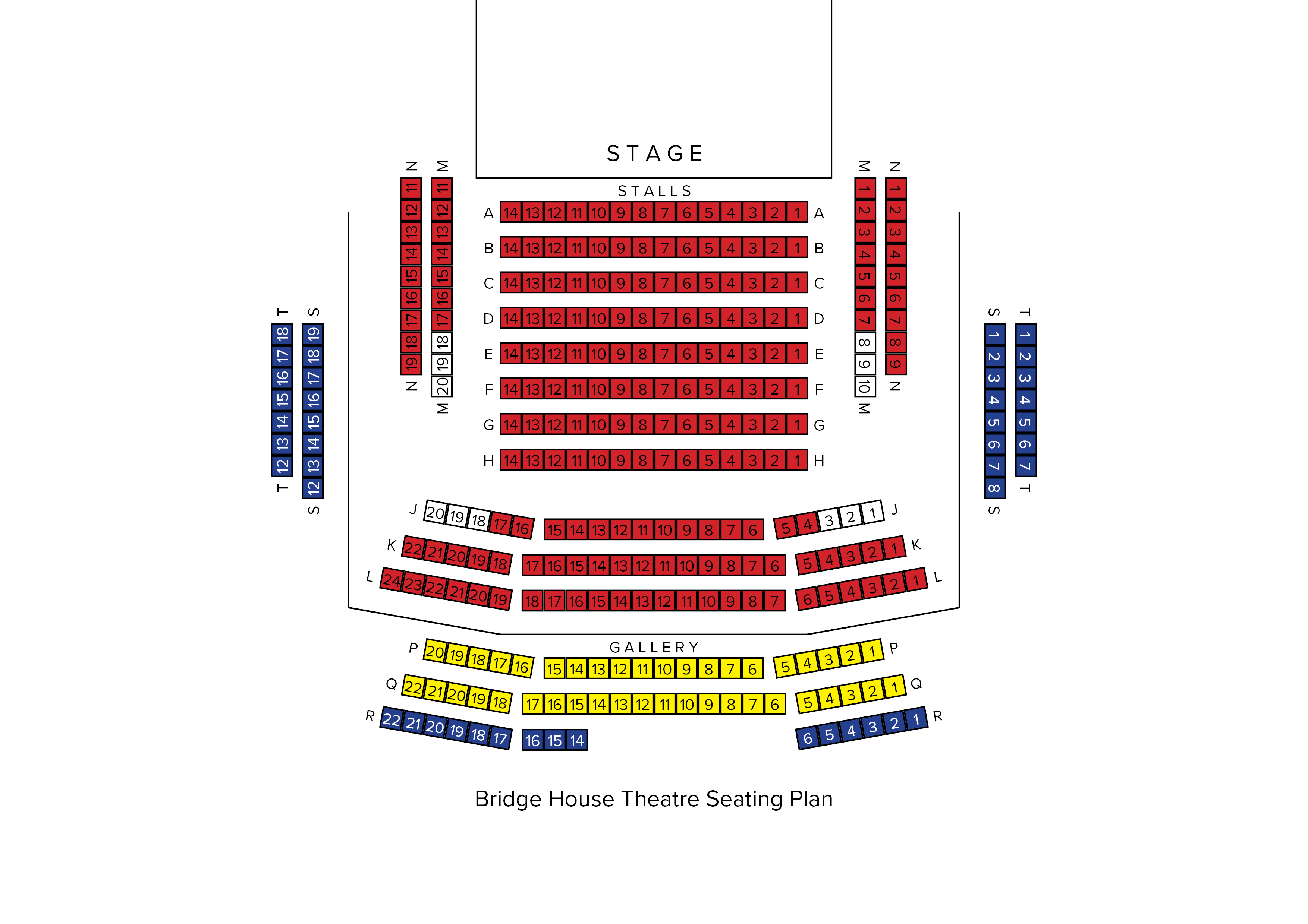 Seating Plans Bridge House Theatre